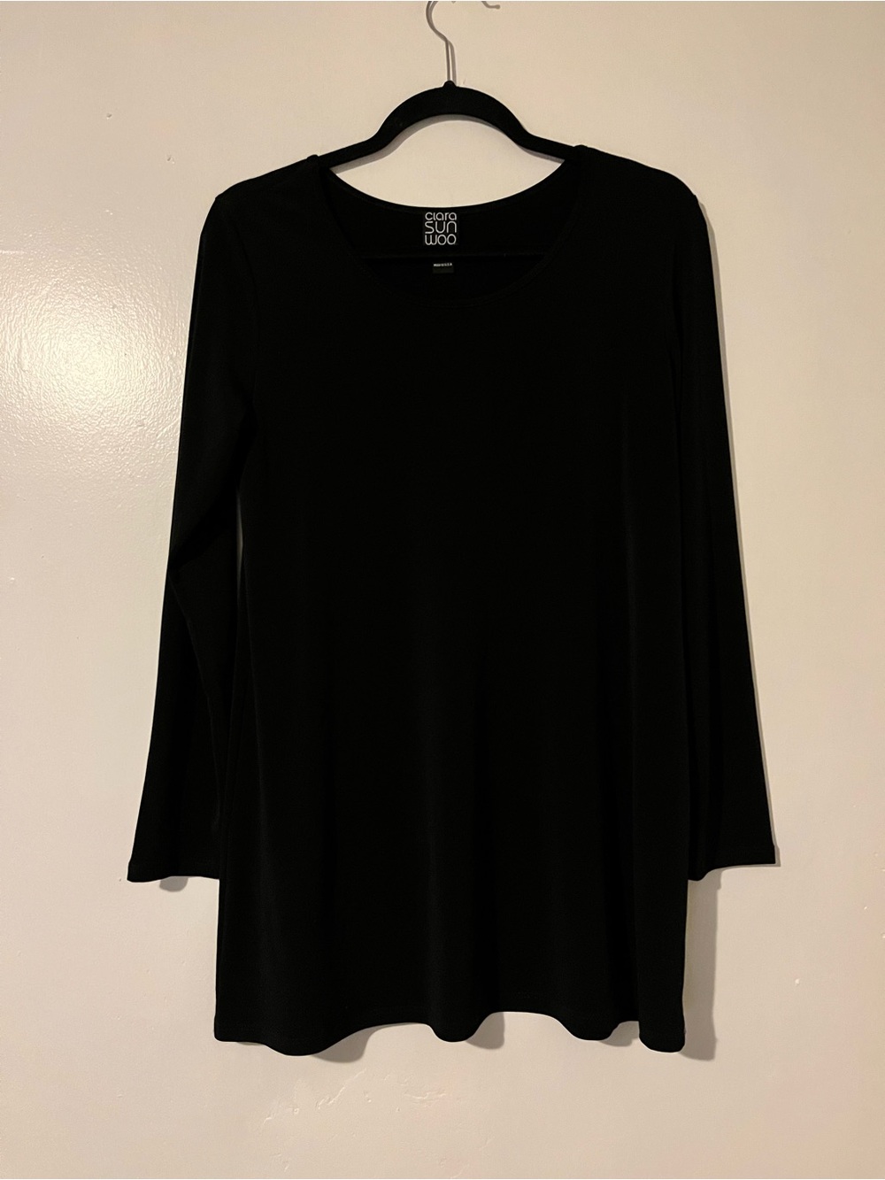 Clara Sun Woo Black Tunic Top